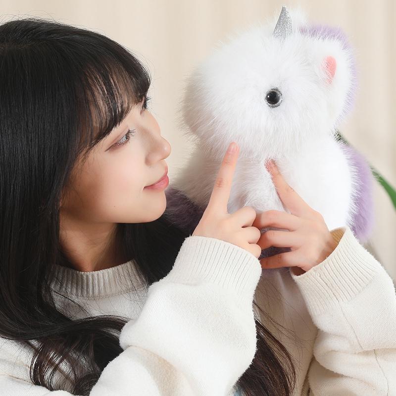 cute dreamworld unicorn plush Toy Cartoon Animal unicorn Pink Purple Plush Doll Home Decor Gift Kids