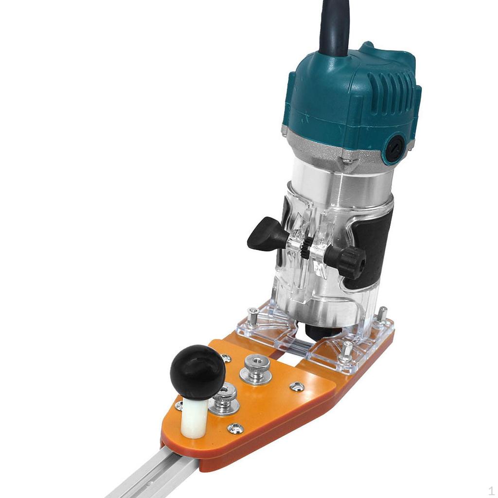 Circle Cutting Jig Woodworking Tool Accessory Clear Cover for Electric Hand