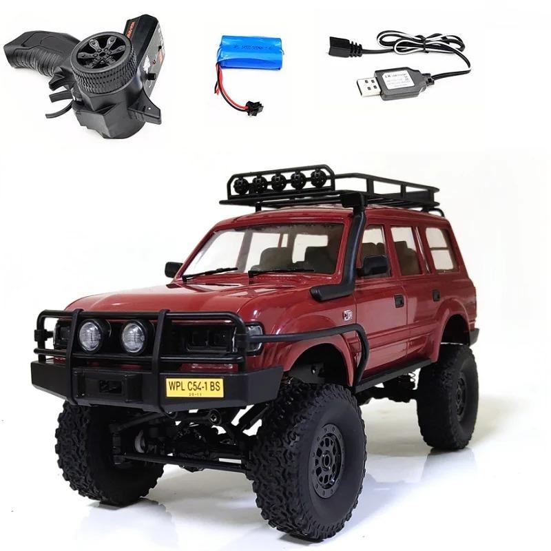 RC Off-Road Vehicle C54-1 RC Rock Crawlers 4x4 1/16  RC Pickup High Speed Fast Remote Control Car Boy Kid Adult Toy Gift