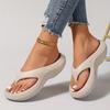 Lady's Platform Flats Casual Wedge Heels Beach Sandals