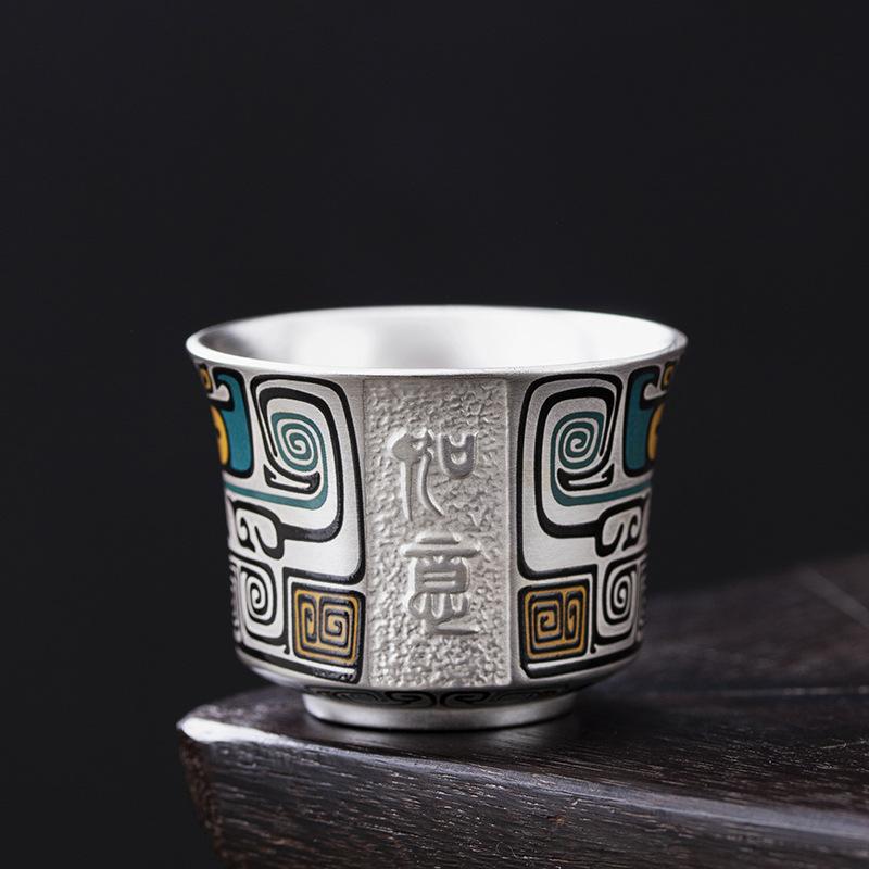

Узор Таотие ******Мастерская Кубок Кунг-фу Чайная чашка Высококлассная Бытовая Чайная чашка Керамика Практичный Музейный Товар Подарки