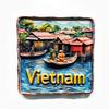 Vietnam Fridge Stickers Mekong River Travel Souvenirs Negeri Sabah Fridge Magnets Home Decoration Wedding Gifts
