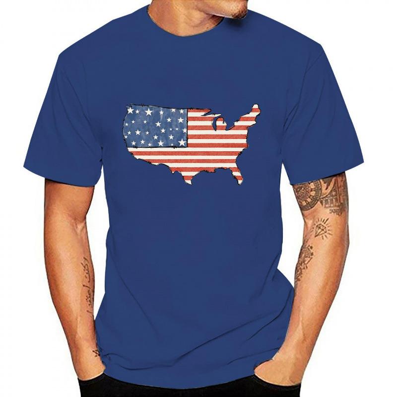 Men's Printed T-Shirt Men's T-Shirt Independence Day T-Shirt
