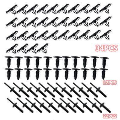 78x Auto Druckniet Befestigungsclips Set für 2007-17 Jeep Wrangler JK