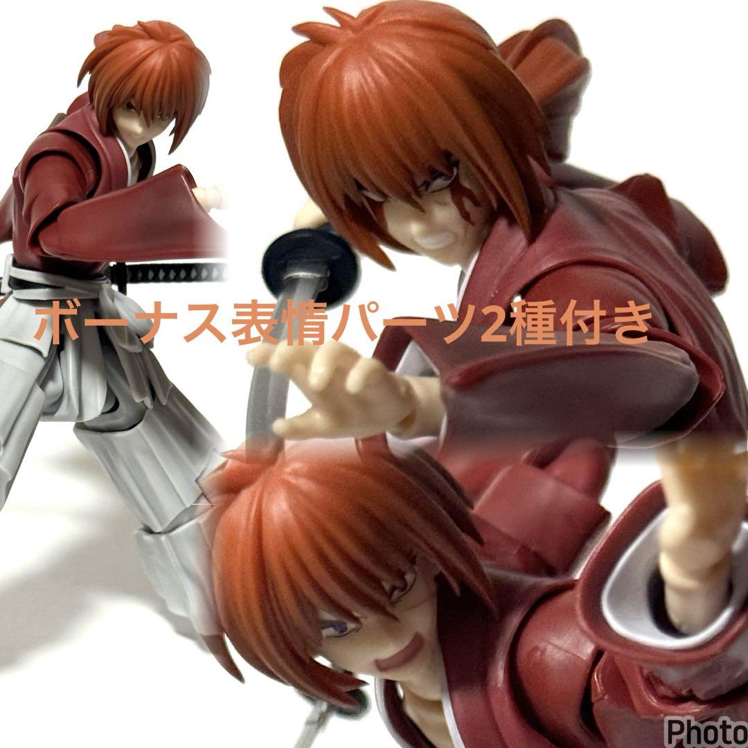 

[USED] S.H.figuarts Himura Kenshin Figuarts with 2 bonus parts