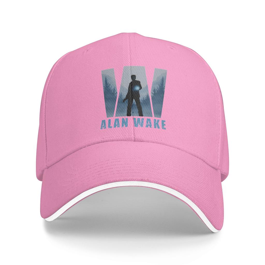 Alan Wake Baseball Cap Casual Women Unisex Trucker Hat Sun Design Kpop Rock Baseball Caps Birthday Present
