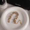 Yori Gold Silver Two Tone Multi Ring Chain Bracelet Water Resistant Texture Fashion Daily Premium Jewelry Wholesale