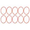 10Pcs Rubber Sealing Ring Circular Accurate Durable HeatResistant Smooth Neat Valve Plate Sealing