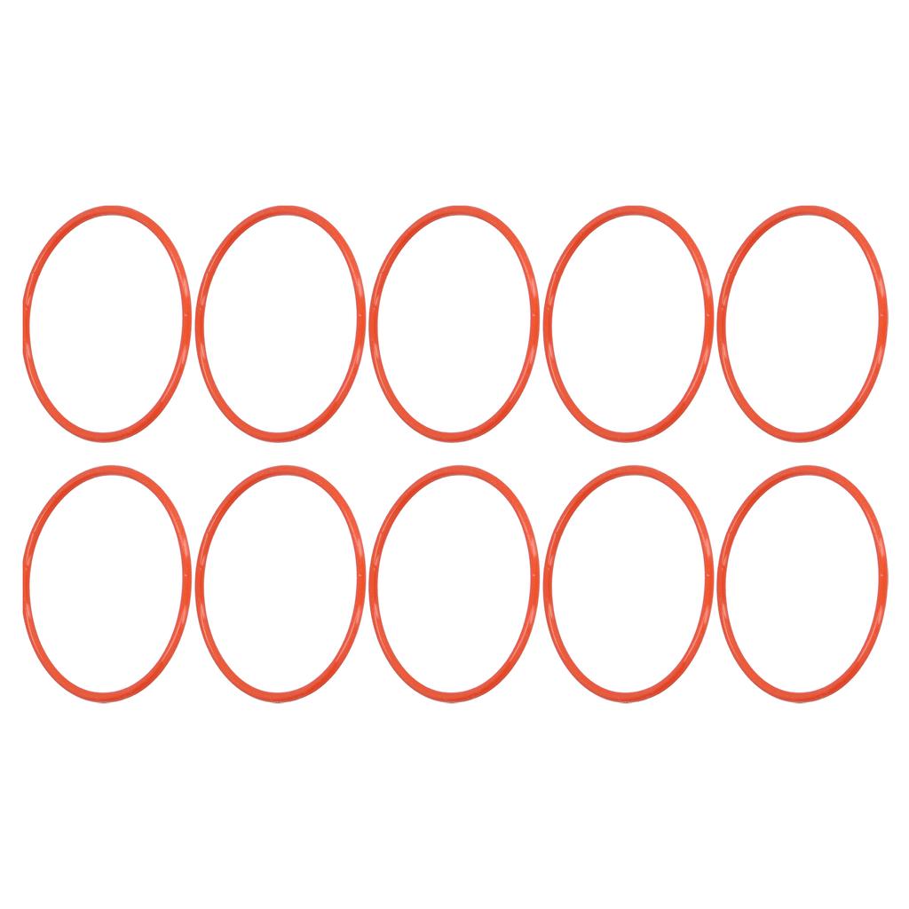10Pcs Rubber Sealing Ring Circular Accurate Durable HeatResistant Smooth Neat Valve Plate Sealing