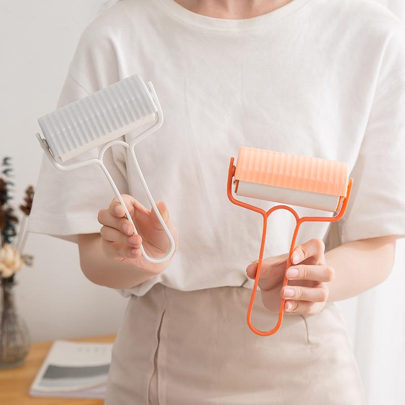 Home Clothes Sticky Roller Brush Sticky Hair Roller Pet Hair Roll Paper Sticker