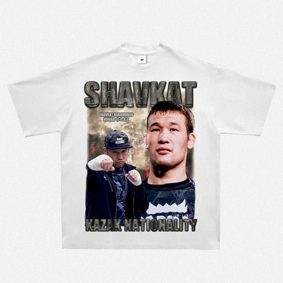 2024 New Fashion Oliveira Oliveira T-shirt UFC Printed Short Sleeve American Vintage Small Neckline Fighting Top Vintage