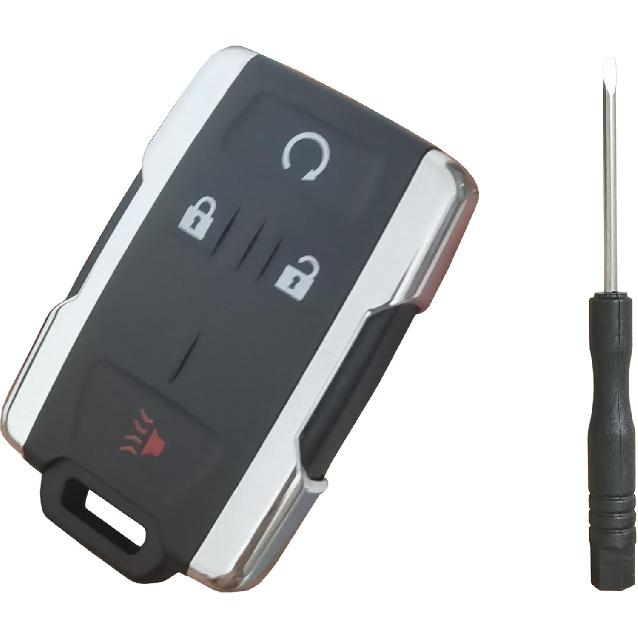 Key Fob Shell Replacement Fit for GMC Sierra Chevrolet Silverado 1500 2500 3500 2014 2015 2016 2017 2018   GMC Canyon Chevy Colorado 2015-
