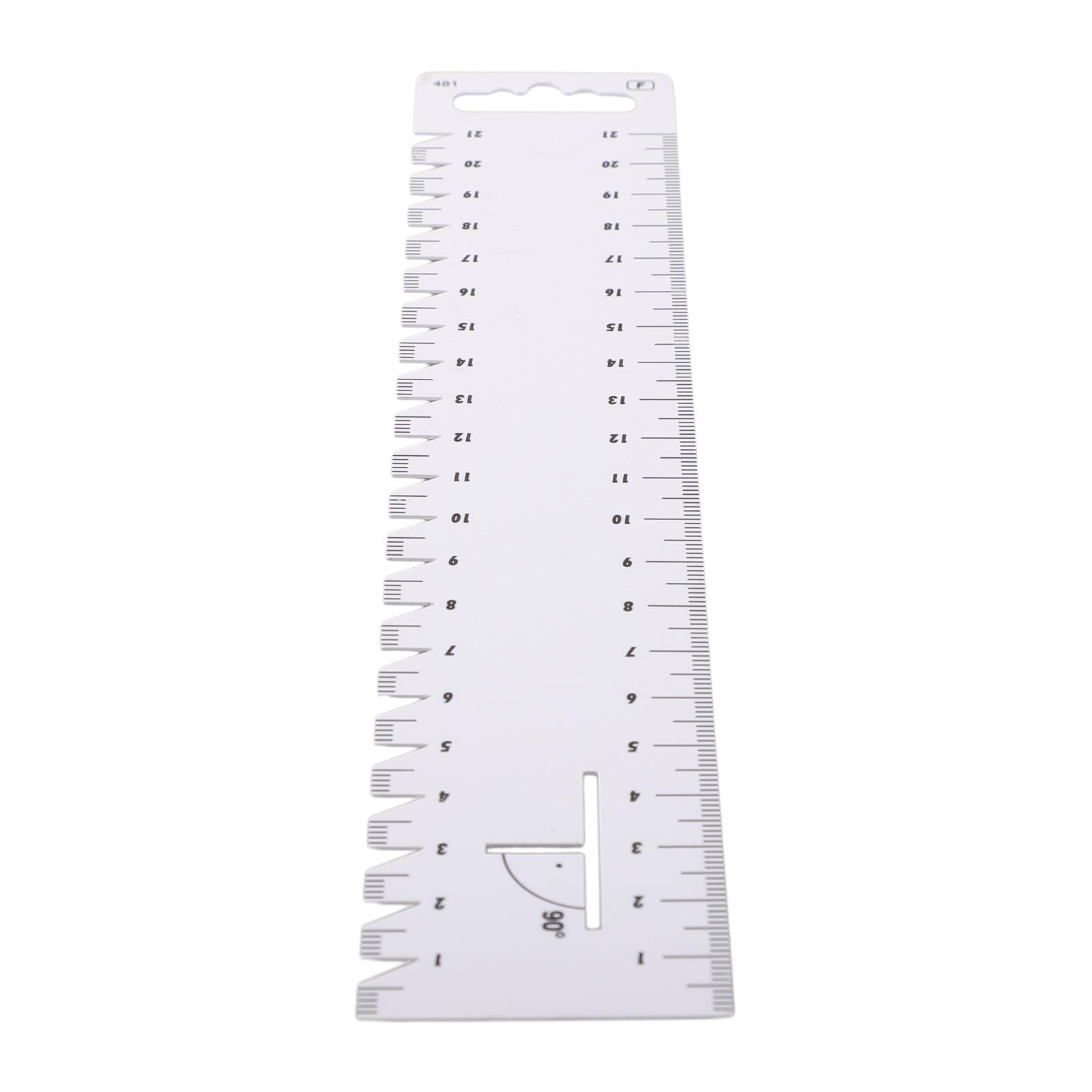 Удобная длина DIY Шитье Пэчворк Шов Линейка Швейная измерительная линейка Изысканное исполнение Линейка для шва пэчворка China Mainland