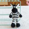 Jungle Animal Plush Toys: Elephant, Monkey, Tiger, Lion, Giraffe