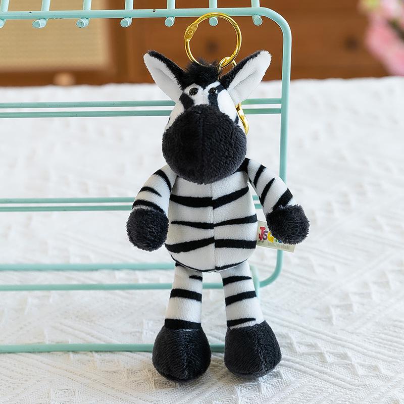 Jungle Animal Plush Toys: Elephant, Monkey, Tiger, Lion, Giraffe