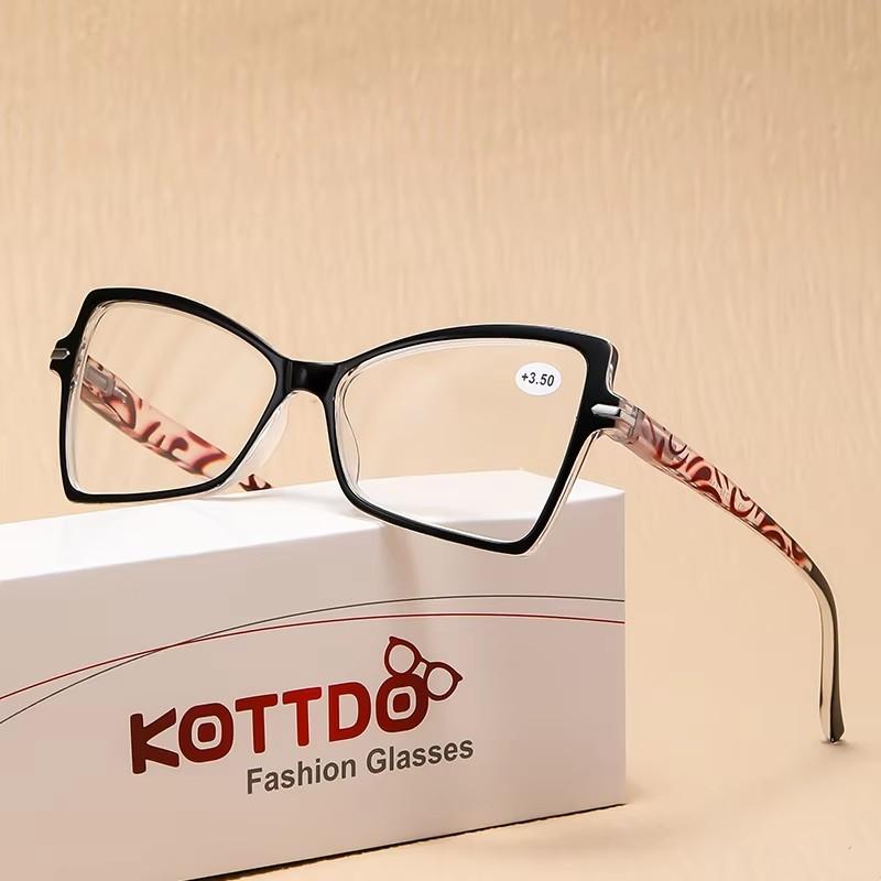 

Fashion New Women Reading Glasses Brand Designer Plastic Presbyopia Hyperopia Reading Eyeglasses Clear Lens Eyewear +1.0 +1.5 +100