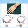 Bracciale in Lega Cartoon Stitch Con Finitura Galvanizzata Per Regalo di Viaggio