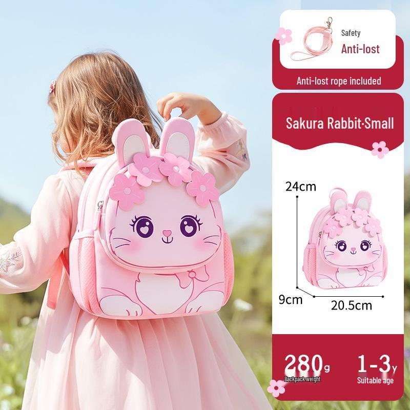 

Adorable Cartoon Mini Backpack for Girls (3-6 Years)