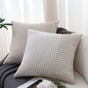 Striped Stitching Pillowcase Cushion Home Decoration Pillowcase Ins Style Decorative Pillowcase
