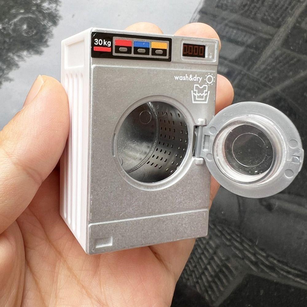 Kitchen Furniture Doll House Accessories 1:12 Dollhouse Washing Machine Miniature Washing Machine