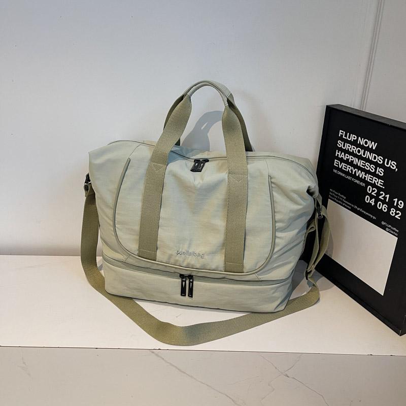 Travel Bag Large Capacity Shoulder Sports Fitness Bag Separation Shoes Bags Storage Storage Bag Dry Wet Separation