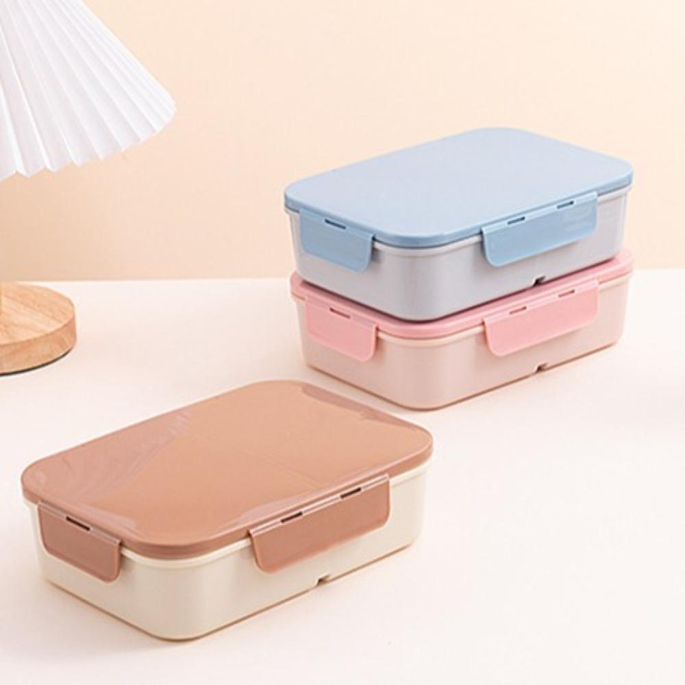 Leak-Proof Bento Lunch Box Plastic Lunchable Snack Containers  School Kids Office Worker