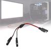 SAE Connectors SAE Power Automotive Adapters Cable Y Splitter 1 To 2 SAE Extension Cable 18AWG for Automotive Camp Trailer