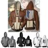 Premium Attack On Titan Hoodie Hooded Sweater Sweatshirt Zipper Coat Cosplay Costume For Fans