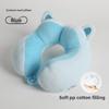 Wholesale Strawberry Bear Micro Fiber Soft Fluffy U Shape Pillow For Airplane Rest Best selling for new year school gifts