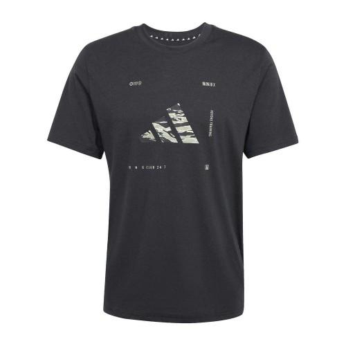 Adidas Mens Camo Logo T-Shirt