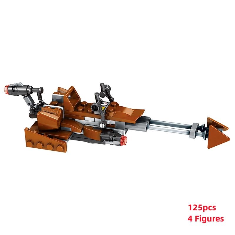 MOC Fighter X Figure Blocchi da costruzione assemblati Mattoni educativi Giocattoli per bambini Kit per bambini Regali K009-K012