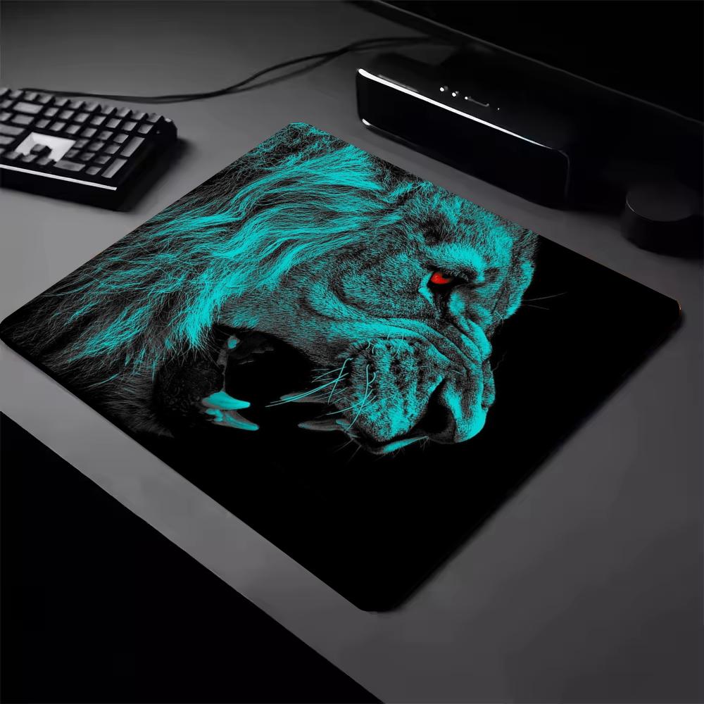 Mouse Pad New Computer Small size Mousepads Cartoon Natural Rubber Non-Slip Gamer Desk Mats 18*22 Lion Home Carpet Mouse Mat