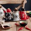 Ceramic Japanese Style Soy Sauce Bottle 200 ML Kitchen Seasoning Container  Home