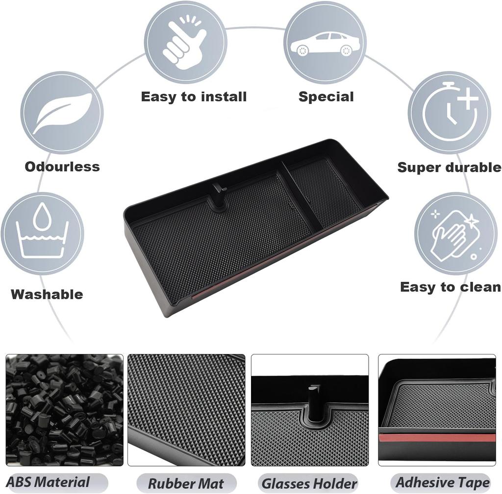 Center Console Dashboard Storage Box Tray for GMC Hummer EV 2025-2025 Center Console Organizer Dash Board Storage Accessories