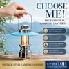 USB Rechargeable LED Camping Lantern Vintage Hiking Flashlight Tent Atmosphere Light  Outdoor