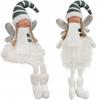 Helper Fairy of St. Nicholas Christmas Figurine Elf Angel Decoration Sitting