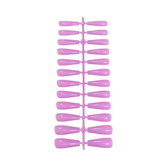 24Pcs/Sheet False Nails Full-cover Removable Colored Stylish Nail Art Artificial Tips for Professional