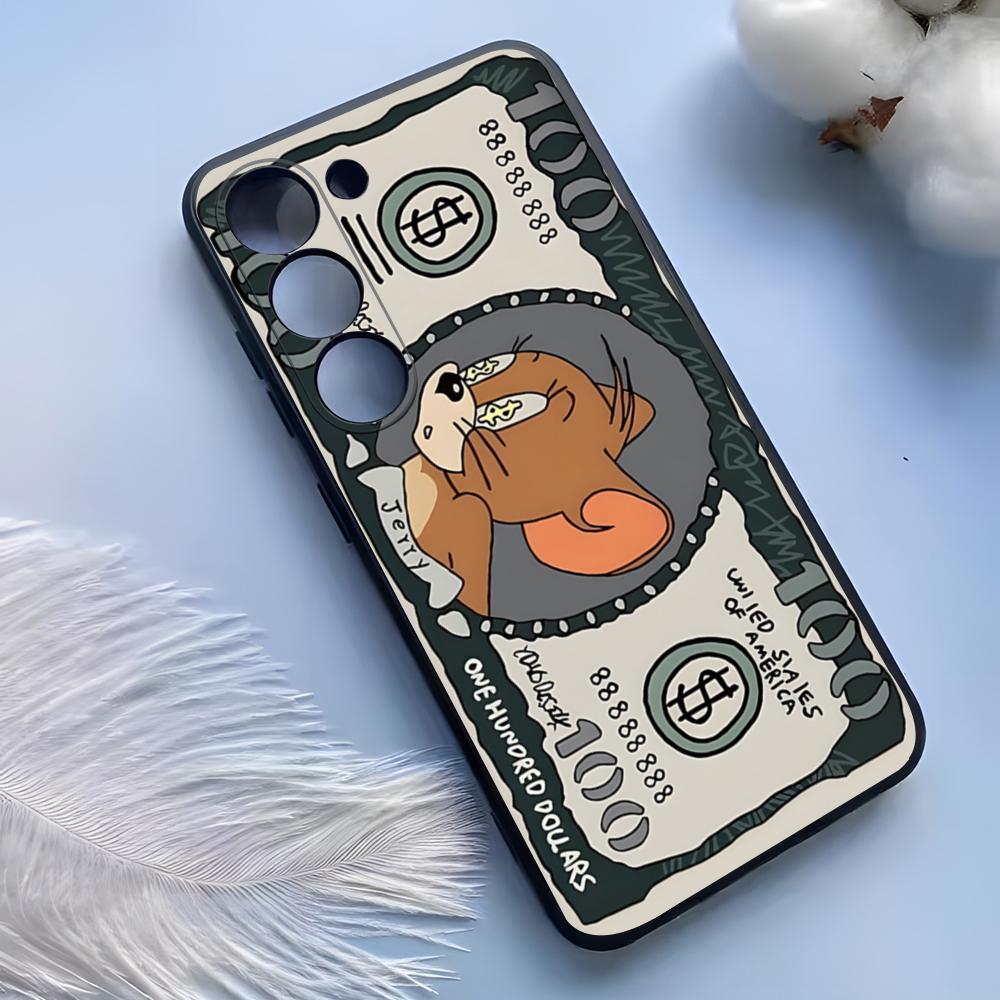Cartoon T-Tom And J-erry Phone Case For Samsung S25 Ultra S24 S23 S 22 S21 S20 Plus Fe Galaxy A54 A53 A34 A25 A16 A14 A13Cover