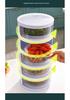 Breathable Insect-Proof Kitchen Storage Rack with Thickened Vegetable Cover and Overnight Dish Insulation