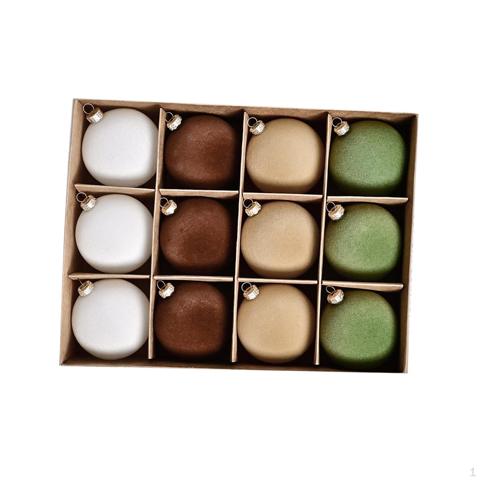 

12 шт. Рождественские шары, подвесные украшения на елку, декоративные шары своими руками, рождественский декор