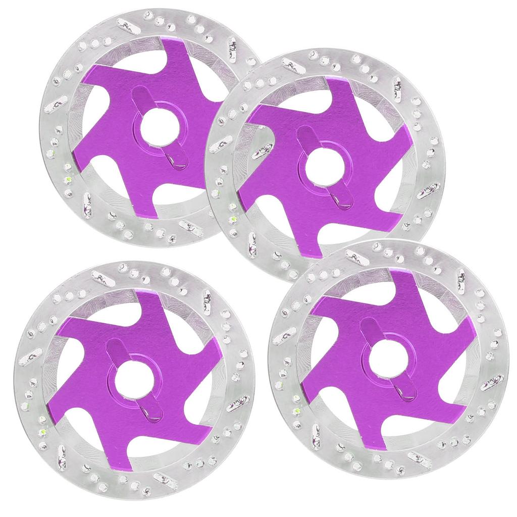 4PCS Aluminum Alloy RC Car Brake Disc Metal Hex Adapter for 1Celsius10 Remote Control Car