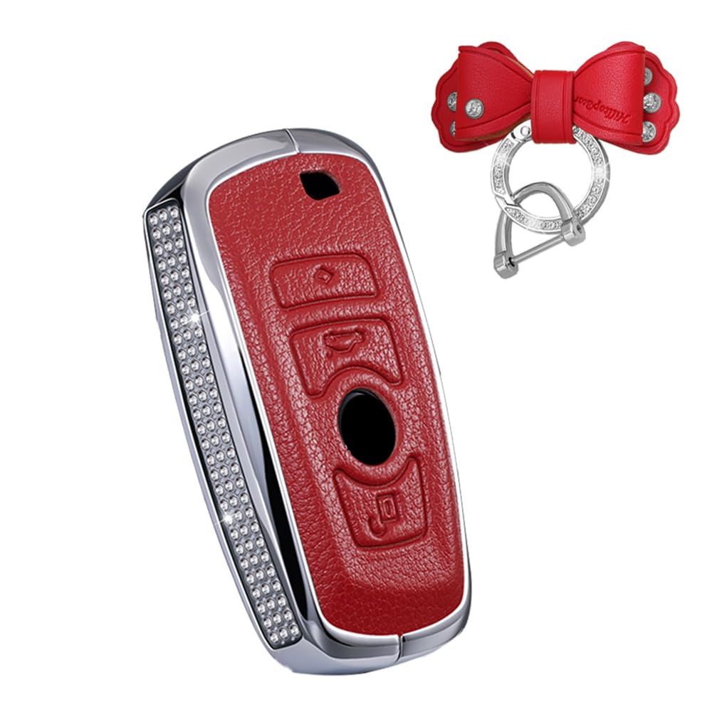 

[TECART] Чехол для ключа для BMW, чехол для ключа, держатель для смарт-ключа для BMW 1 серии F20 F21 2 серии F22 F23 3 серии F30 F31 F34 и т. д.. умный