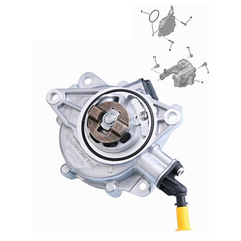 ABNF!456583 1667586424 701366060 456578 Brake Vacuum Pump Air Pump For 3008 308CC 508 Citroen C4L 1.6T