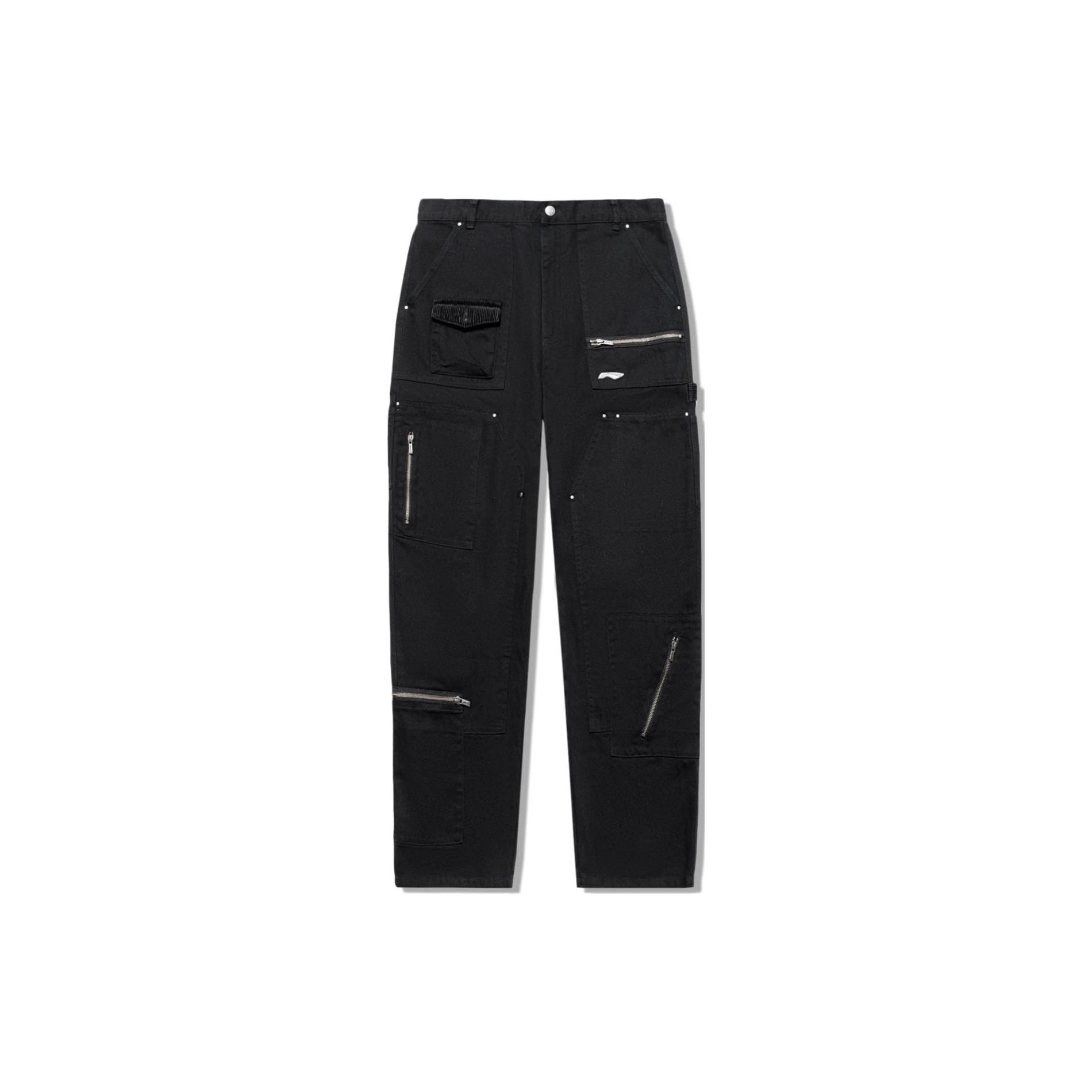 Li-Ning Way Of Wade Men s Loose Cargo Jogger Pants Black AKXT779-1 M