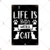 Funny Quote Sarcastic Vintage Posters Life Tin Sign Retro Plaque Metal Plate Wall Art Decor for Home Garden Courtyard Room Gift