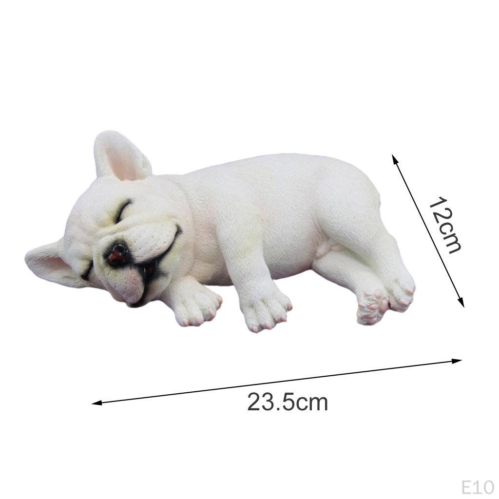 Action Figures, Small Dog Model, Miniature Resin Animal Statues, Desktop Decoration for Toys
