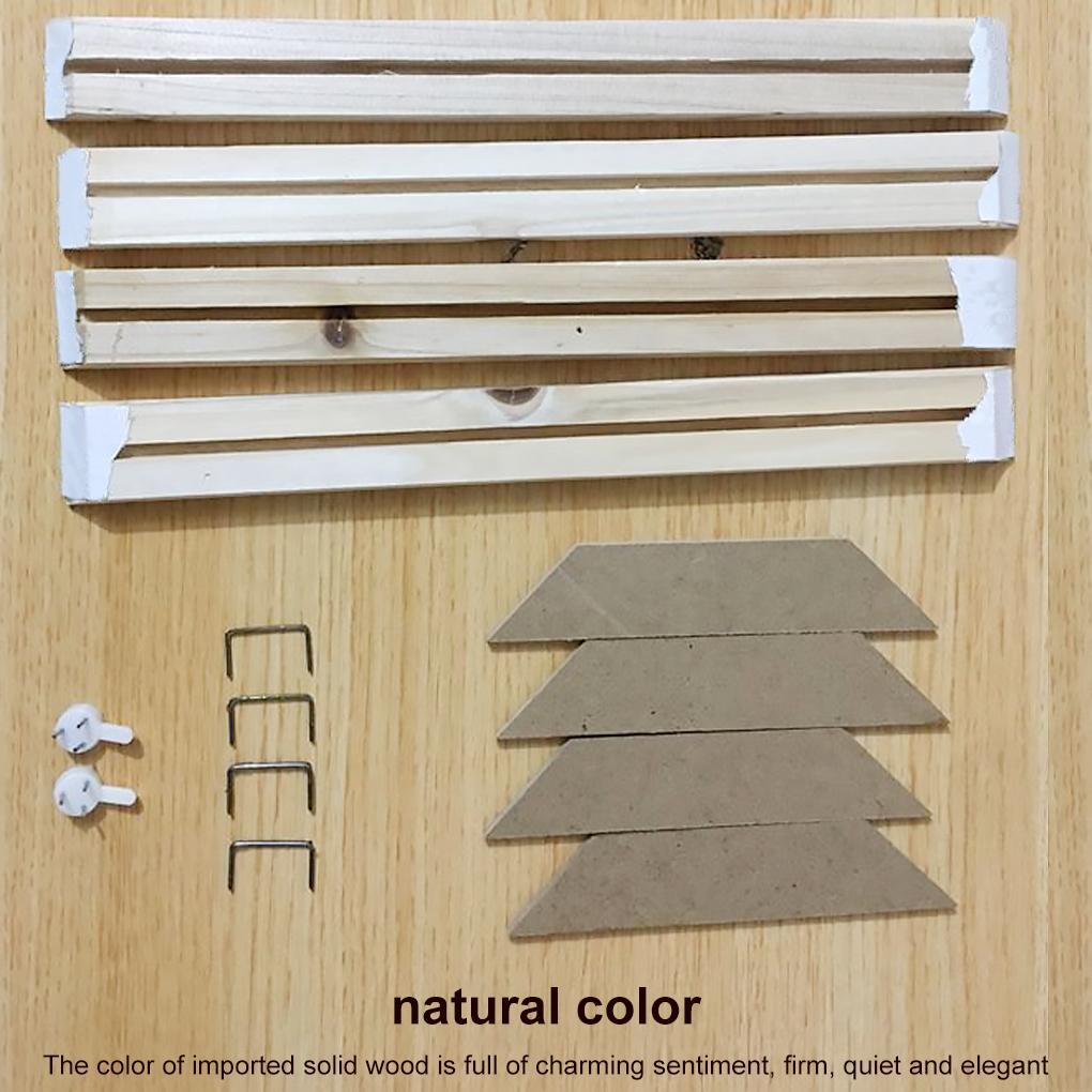Bemalter Innenholzrahmen 3D DIY Wandhänge-Dekoration Kunst Keilrahmen zum Malen