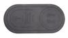 Captain Stag Yoga Exercise Training Jumping 6mm Shock Vit Fit Mat, Mat, Mat, Mat, Thick, Absorbing, Sound-Dampening, Non-Slip, Waterproof, Black,