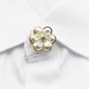 New 1-piece23MM French Style Shirt Cufflink Set, Simple Wedding Shirt, Clothing Decoration Accessories