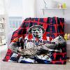 Atletico Madrid Customize Your Name Blanket Throw Personalized Blanket Warmthful Decor Throw For Office Livingroom Chair Living Room